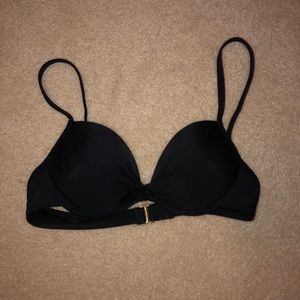 Push-up black bikini